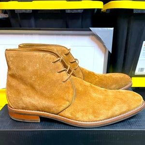 Mens Aldo suede boots. Color is tan. Size 11, never worn.